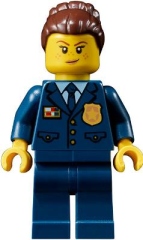 Lego Minifigür City Police Officer, Female