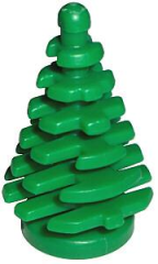 Lego 2435 Bitki, Çam Ağacı Küçük 2x2x4 (Yeşil) (5 Adet)
