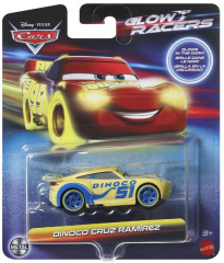 Disney Pixar Cars Glow Racers Dinoco Cruz Ramirez HPG81