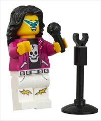 Lego Meet the Minifigures: With Exclusive Lego Rockstar Minifigure