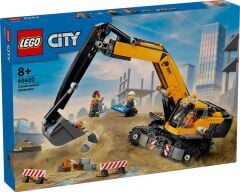 Lego City Sarı İnşaat Ekskavatörü 60420