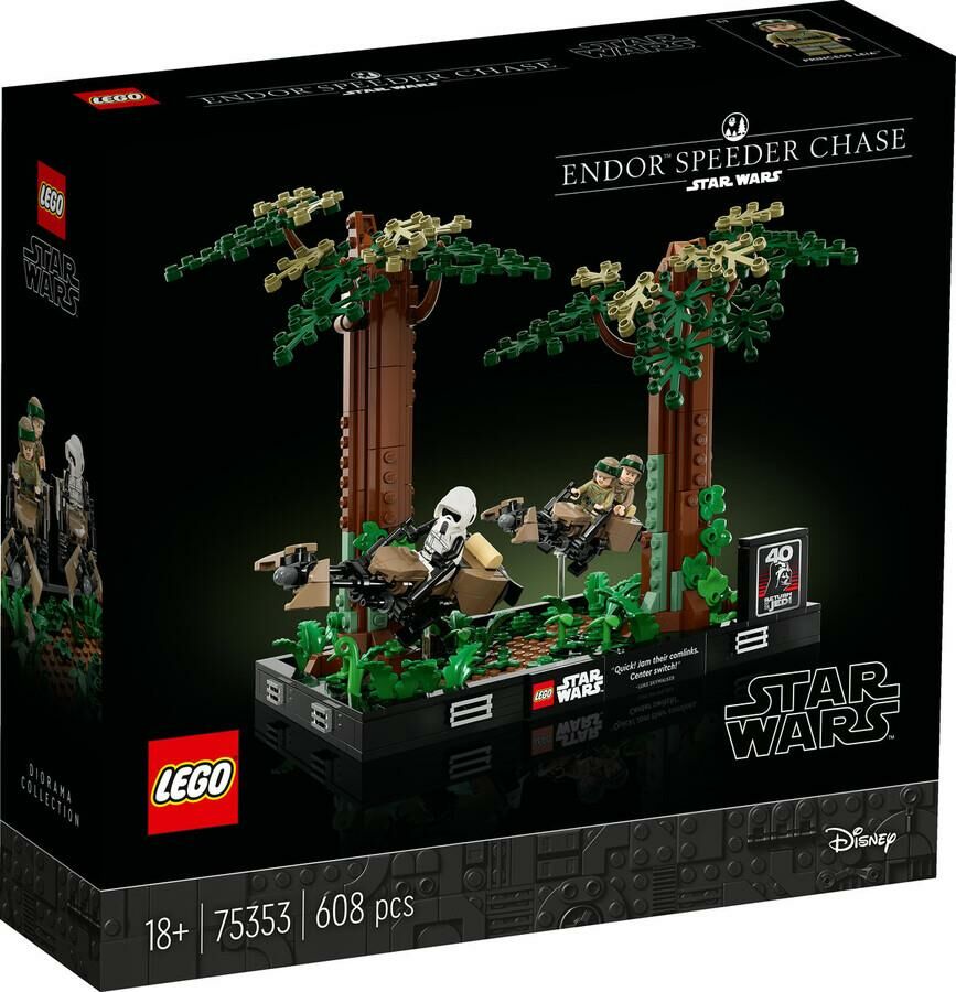 Lego Star Wars Endor Hız Motoru Takibi Dioraması 75353