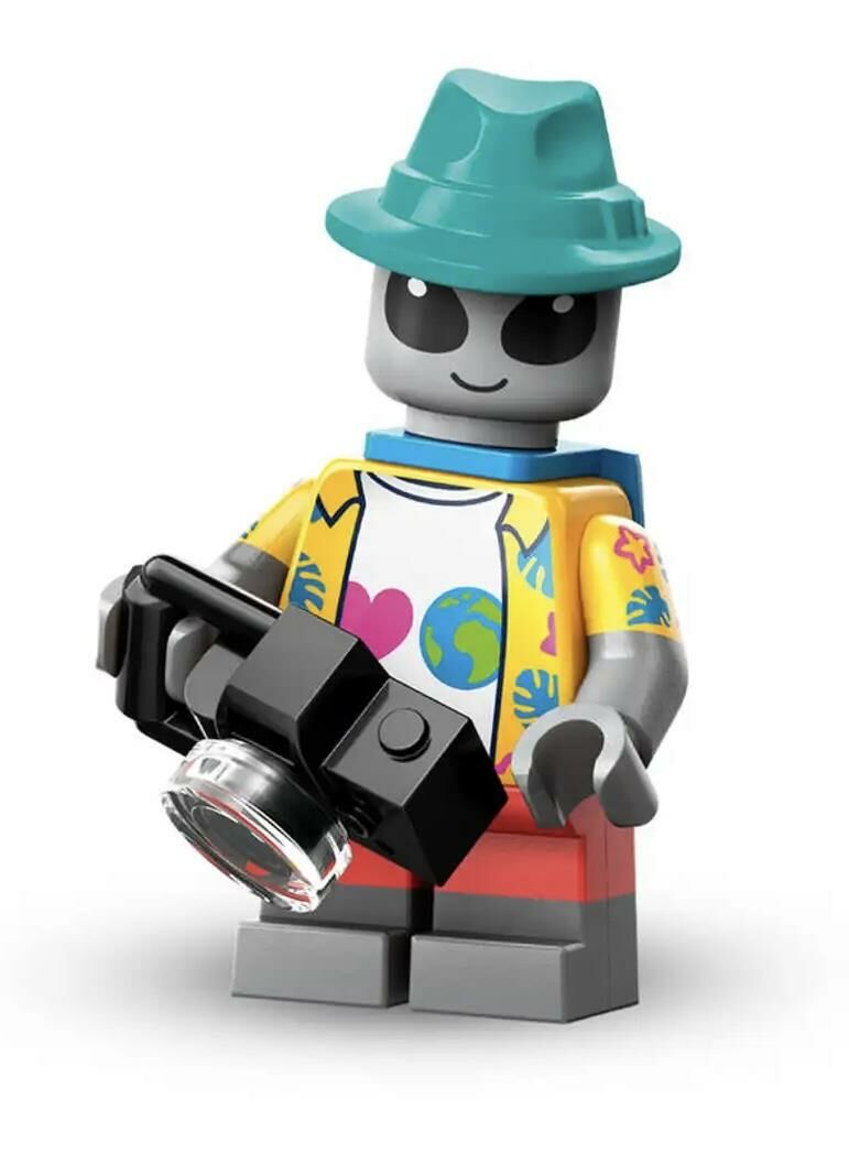 Lego Minifigür 71046 - Seri 26 -  3 Alien Tourist