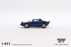 Mini GT Lancia Stratos HF Stradale Bleu Vincennes 411