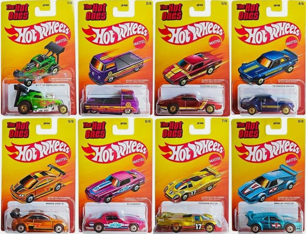 Hot Wheels The Hot Ones 8'li Set JBY68 979A