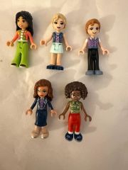 Orjinal Lego Friends Minifigür 5'li Set