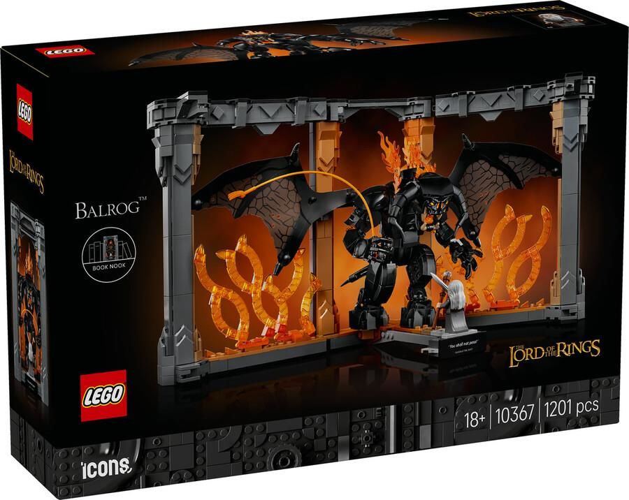 Lego icons Yüzüklerin Efendisi: Balrog™ Kitaplık Dekoru 10367