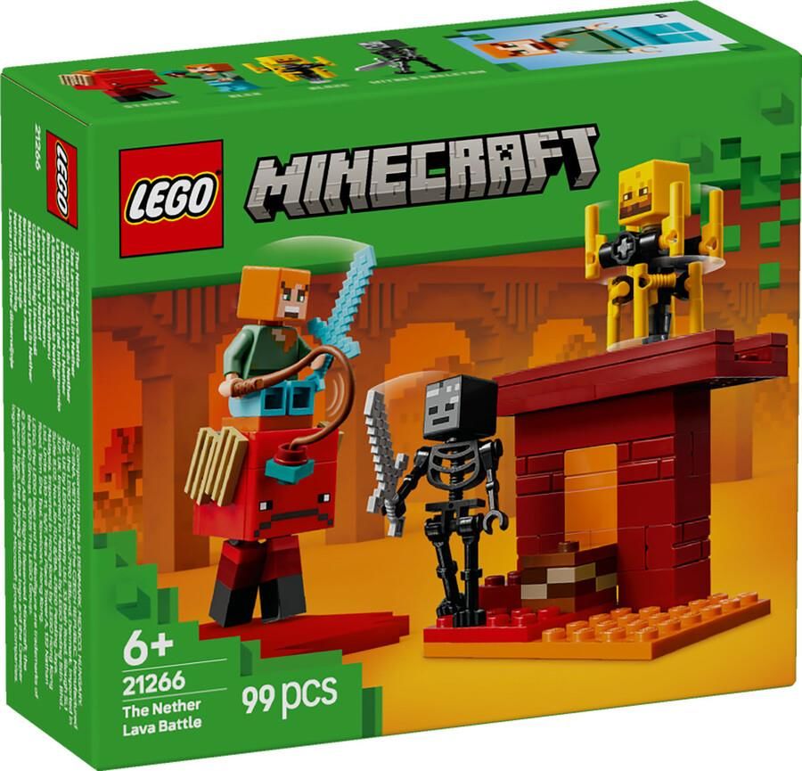 Lego Minecraft 21266 Nether Lav Savaşı