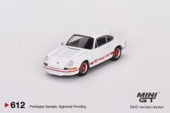 Mini GT Porsche 911 Carrera RS 2.7 Grand Prix White with Red Livery 612