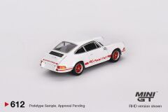 Mini GT Porsche 911 Carrera RS 2.7 Grand Prix White with Red Livery 612