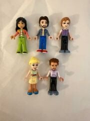 Orjinal Lego Friends Minifigür 5'li Set
