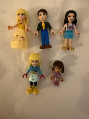 Orjinal Lego Friends Minifigür 5'li Set