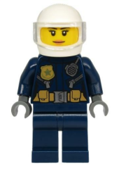 Lego Minifigür Police City Motorcyclist Female cty1134