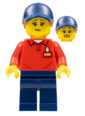 Lego Minifigür Legoland Park Worker Female llp011