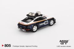 Mini GT Porsche 911 Dakar Rallye Design Package White/Gentian Blue Metallic BL 805