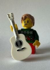 Orjinal Lego Minifigür a Boy with a Guitar