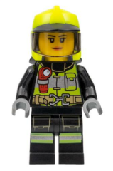 Lego Minifigür Fire Female cty1371