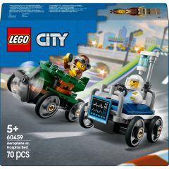 Lego City Uçak, Hastane Yatağına Karşı Yarış Arabası Paketi 60459