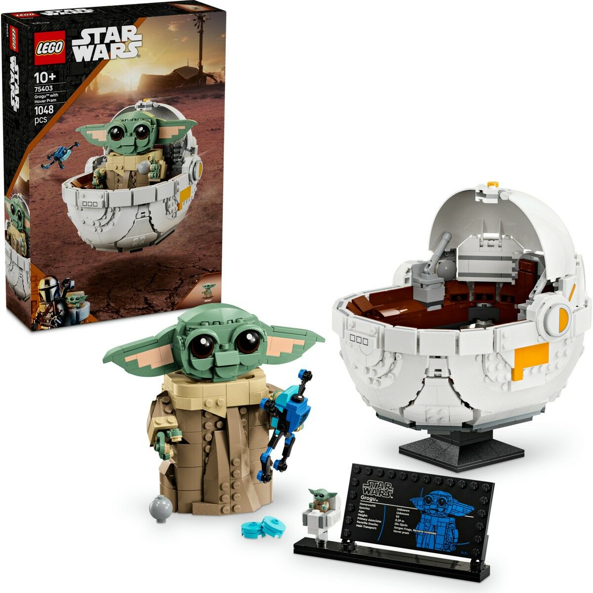 Lego Star Wars: The Mandalorian™ Uçan Bebek Arabalı Grogu™ 75403