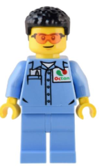 Lego Minifigür Custom Car Garage Mechanic cty1538