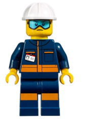 Lego Minifigür Ground Crew Technician Male cty1010