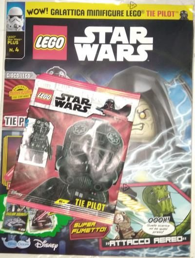 Lego Star Wars Dergi- Tie Pilot Minifigure - İtalyanca