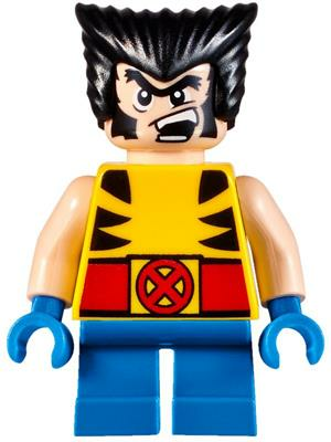 Lego Minifigür Wolverine Hair Short Legs sh0364