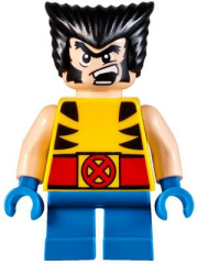 Lego Minifigür Wolverine Hair Short Legs sh0364