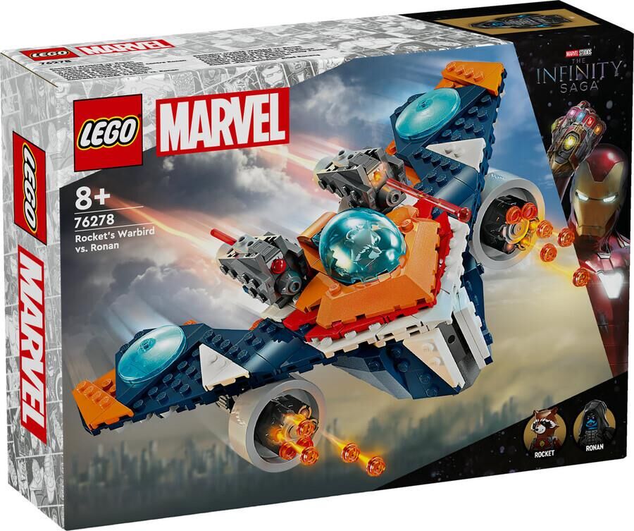 Lego Marvel Rocket'in Warbird Aracı Ronan’a Karşı 76278