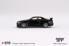 Mini GT Nissan Skyline GT-R (R34) V-Spec Black Pearl - 570