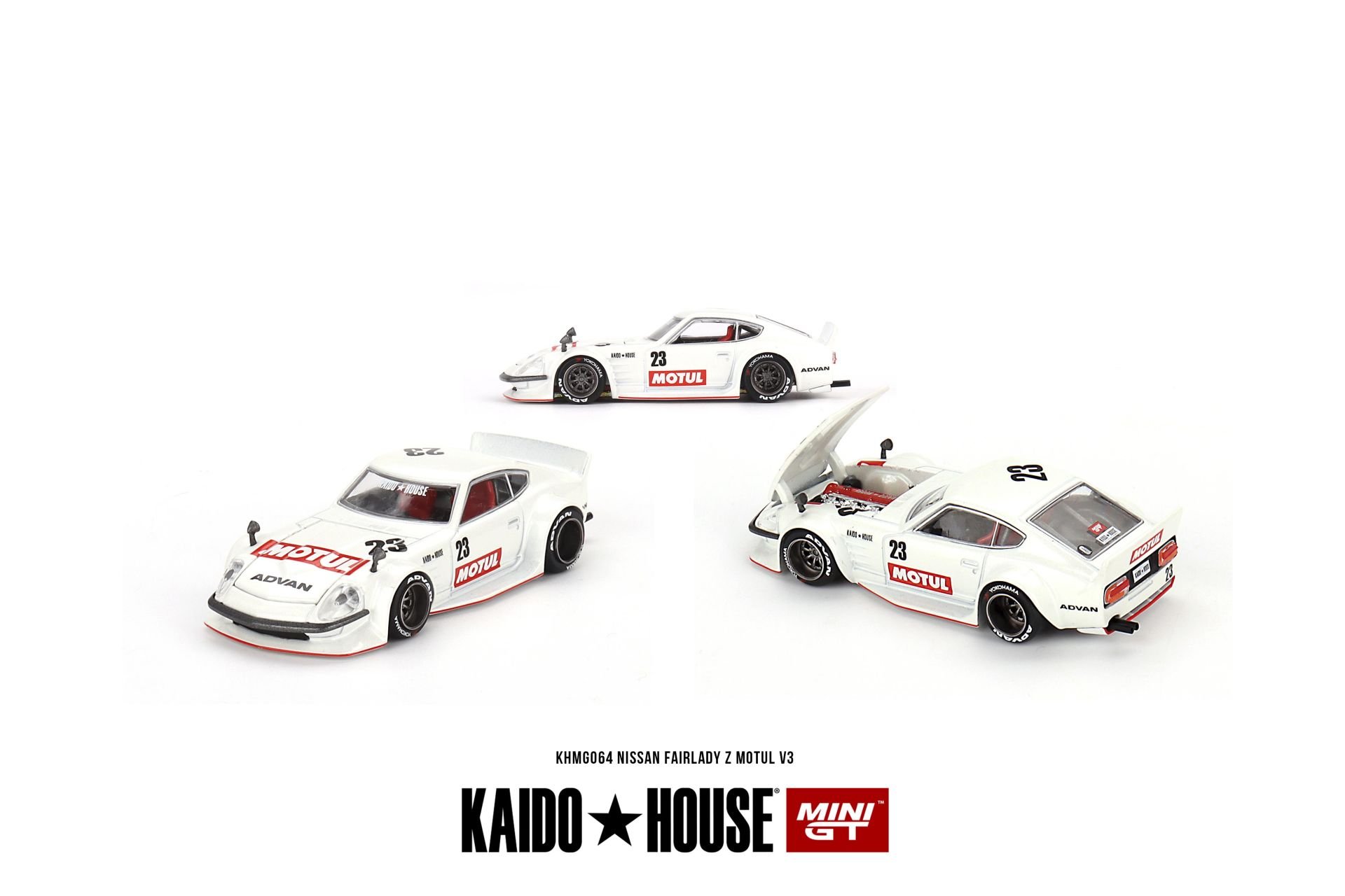 Mini GT Kaido House Datsun KAIDO Fairlady Z MOTUL V3 - 064