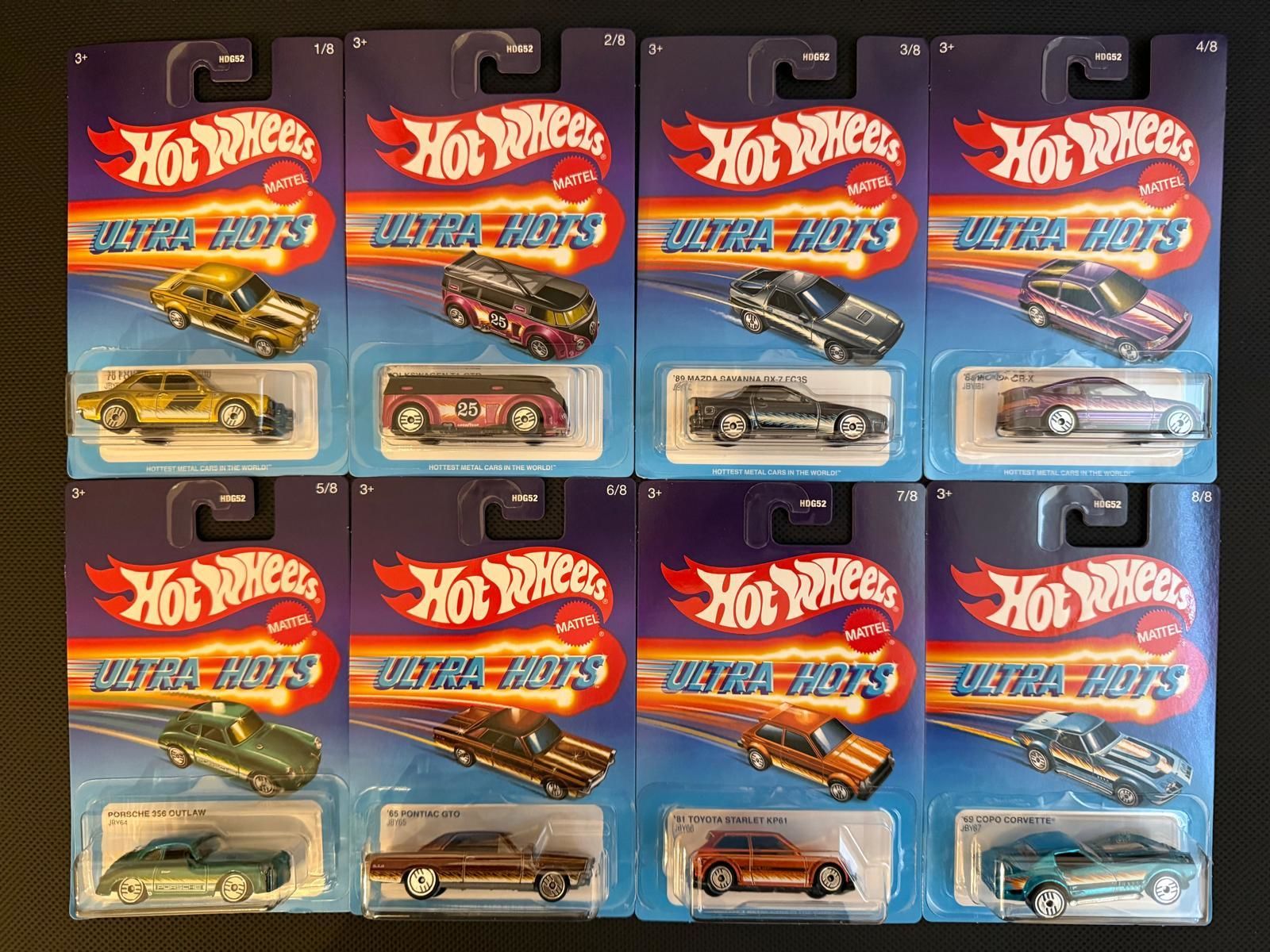 Hot Wheels 8'li Araba Seti - Hot Wheels Ultra Hots HDG52