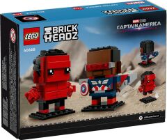 Lego Brickheadz Marvel Kaptan Amerika ve Red Hulk Figürleri 40668