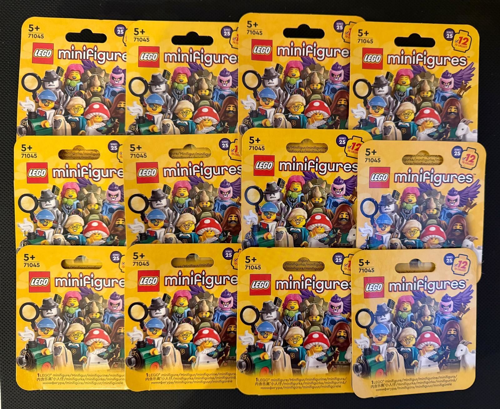 Lego Minifigür 71045 - Seri 25 - Tam Set (12 Minifigür)