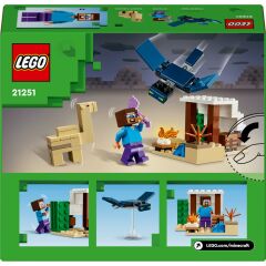 Lego Minecraft 21251 Steve'in Çöl Keşfi