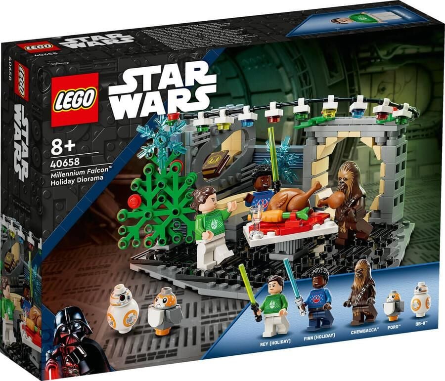Lego Star Wars 40658 Millennium Falcon Yılbaşı Dioraması