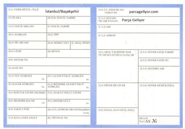 Şase No İle Parça Sorgulama
