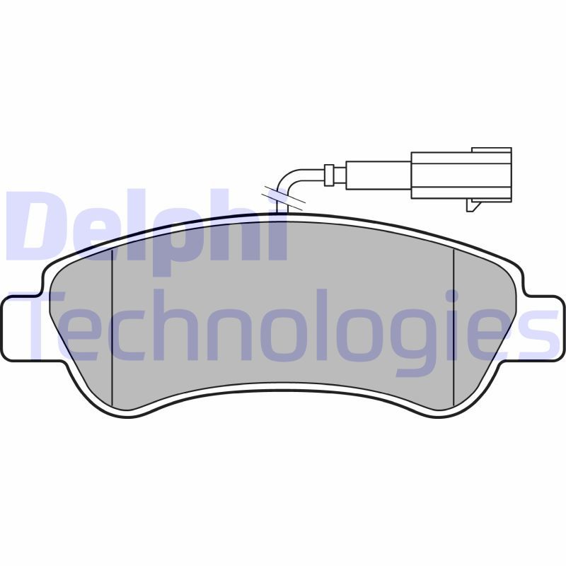 Fiat Ducato 2006-2010 Arası 0 D Delphi Marka Arka Balata Fişli