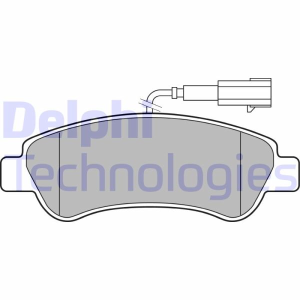 Fiat Ducato 2006-2010 Arası 0 D Delphi Marka Arka Balata Fişli