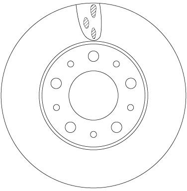 Fiat Ducato 2006-2010 Arası 150 Multijet 3 TRW Marka Ön Fren Diski