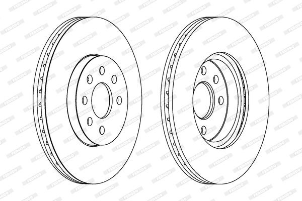 Opel Astra 2004-2014 Arası 1.4 LPG, 1.4 Ferodo Marka Ön Fren Diski
