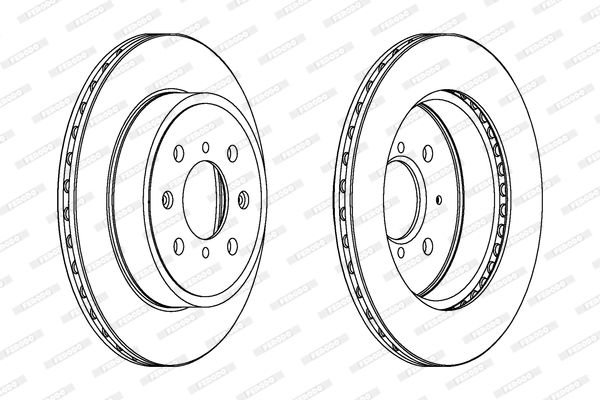 Opel Agila 2000-2007 Arası 1.0 12V, 1.3 CDTI, 1.2 16V, 1.0 Ferodo Marka Ön Fren Diski