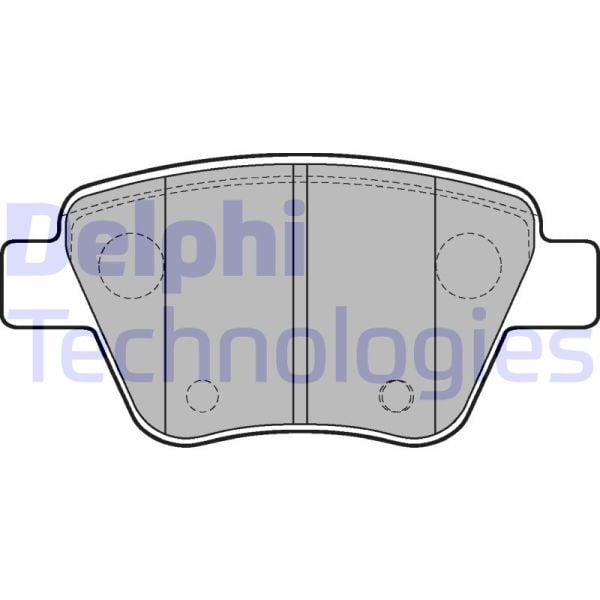 Volkswagen Golf 2004-2014 Arası 1.6 MultiFuel, 2.0 R 4motion Delphi Marka Ön Balata