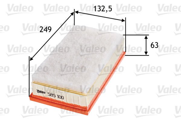 Peugeot Expert Tepee 2007-2011 Arası 1.6 HDi 90 16V Valeo Marka Hava Filtresi