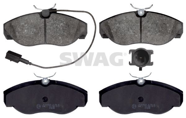 Peugeot Boxer 1994-2002 Arası 2.0 i, 1.9 TD, 2.5 D, 2.5 TD Swag Marka Ön Balata