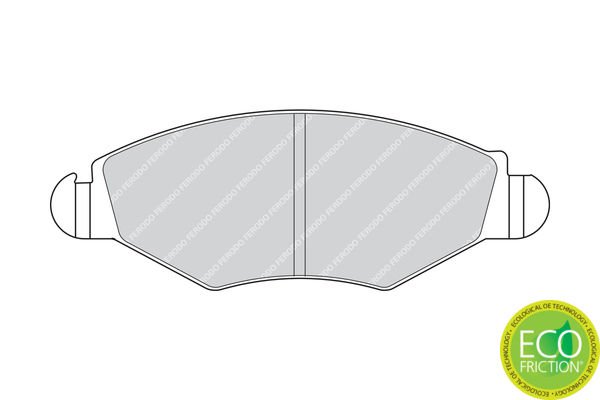 Peugeot 206+ 2009-2013 Arası 1.4 i Ferodo Marka Ön Balata