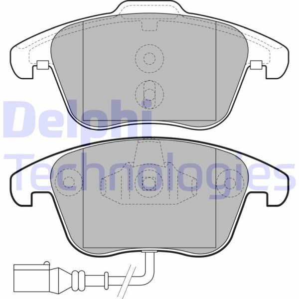 Volkswagen Tiguan 2007-2018 Arası 2.0 TDI 4motion Delphi Marka Ön Balata
