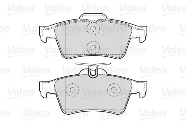 Citroen C5 2008-2012 Arası 1.6 VTi 120, 2.2 HDi 200 Valeo Marka Arka Balata