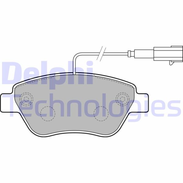 Fiat Punto 2012-2016 Arası 1.4, 1.2, 1.3 D Multijet Delphi Marka Ön Balata