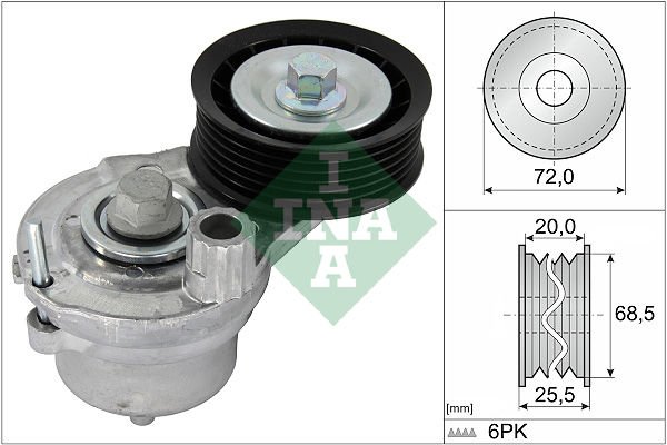 Opel Antara 2006-2010 Arası 2.2 CDTi, 2.2 CDTi 4x4 INA Marka Vantilatör Kayış Gergi Rulmanı